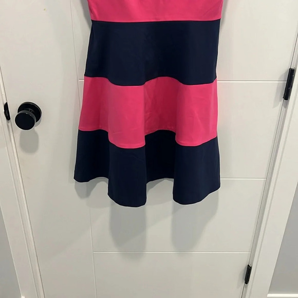 Banana Republic blue and pink dress size  4 - Picture 3 of 9